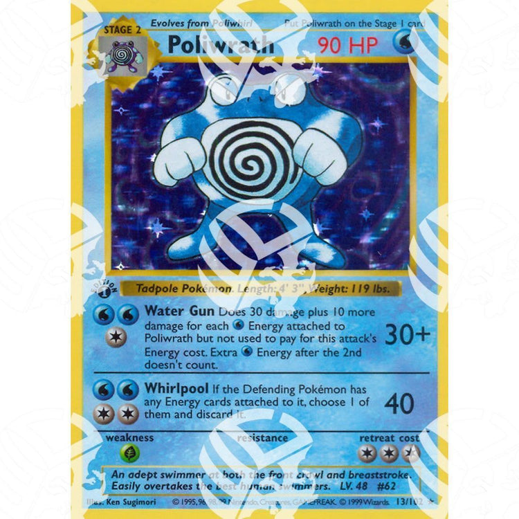 Set Base - Poliwrath - Holo Rare 13/102 - Warcard - Set Base - Poliwrath - Holo Rare 13/102 i prezzi più bassi sul mercato, solo da www.warcardshop.com! Carte singole, box, buste e mazzi.