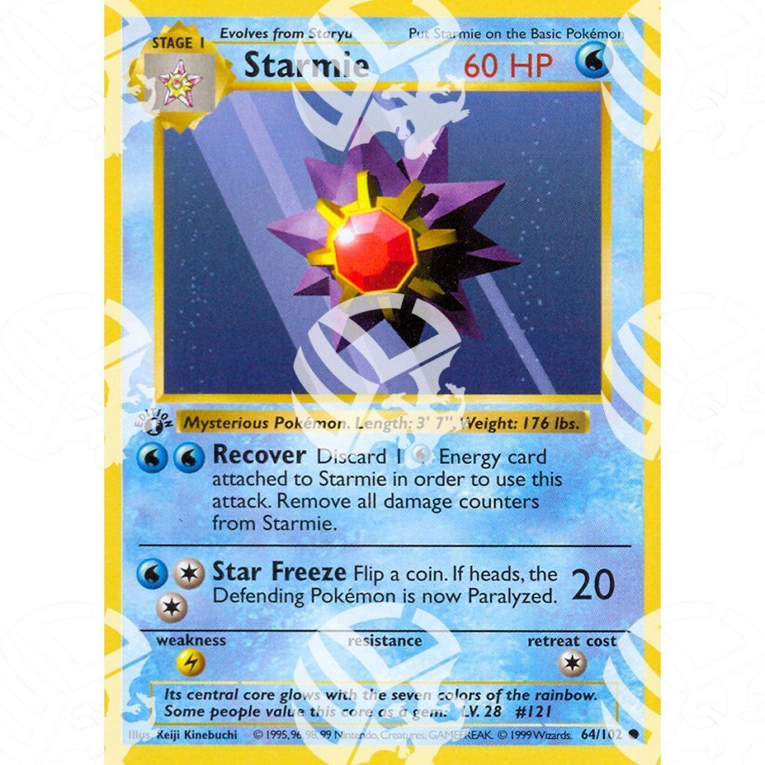 Set Base - Starmie - 64/102 - Warcard - Set Base - Starmie - 64/102 i prezzi più bassi sul mercato, solo da www.warcardshop.com! Carte singole, box, buste e mazzi.