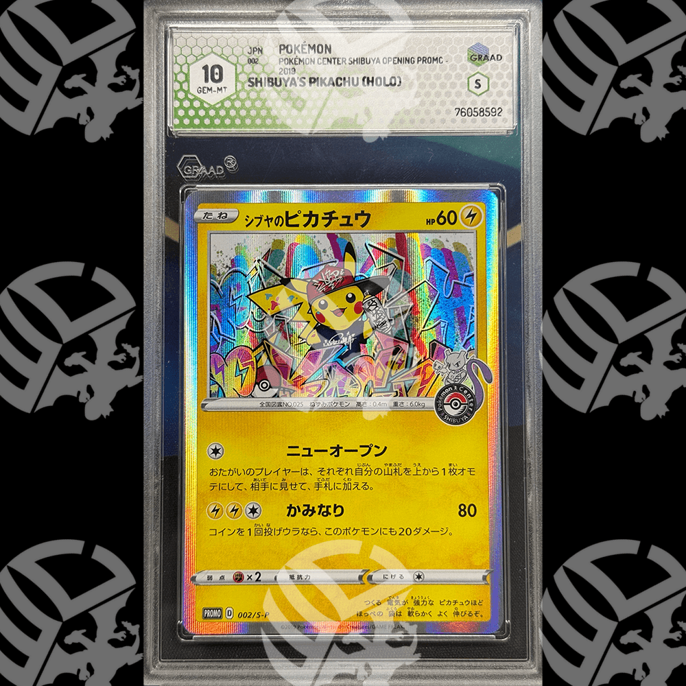 Shibuya's Pikachu - 002 - GRAAD 10 - Warcard - Gradate i prezzi più bassi sul mercato, solo da www.warcardshop.com! Carte singole, box, buste e mazzi.