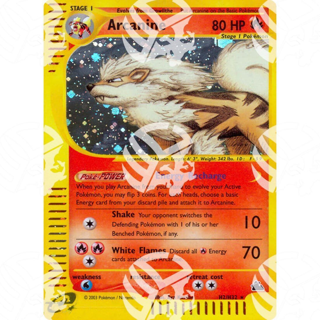 Skyridge - Arcanine - Holo Rare H2/H32 - Warcard - Skyridge - Alakazam - Holo Rare H1/H32 i prezzi più bassi sul mercato, solo da www.warcardshop.com! Carte singole, box, buste e mazzi.