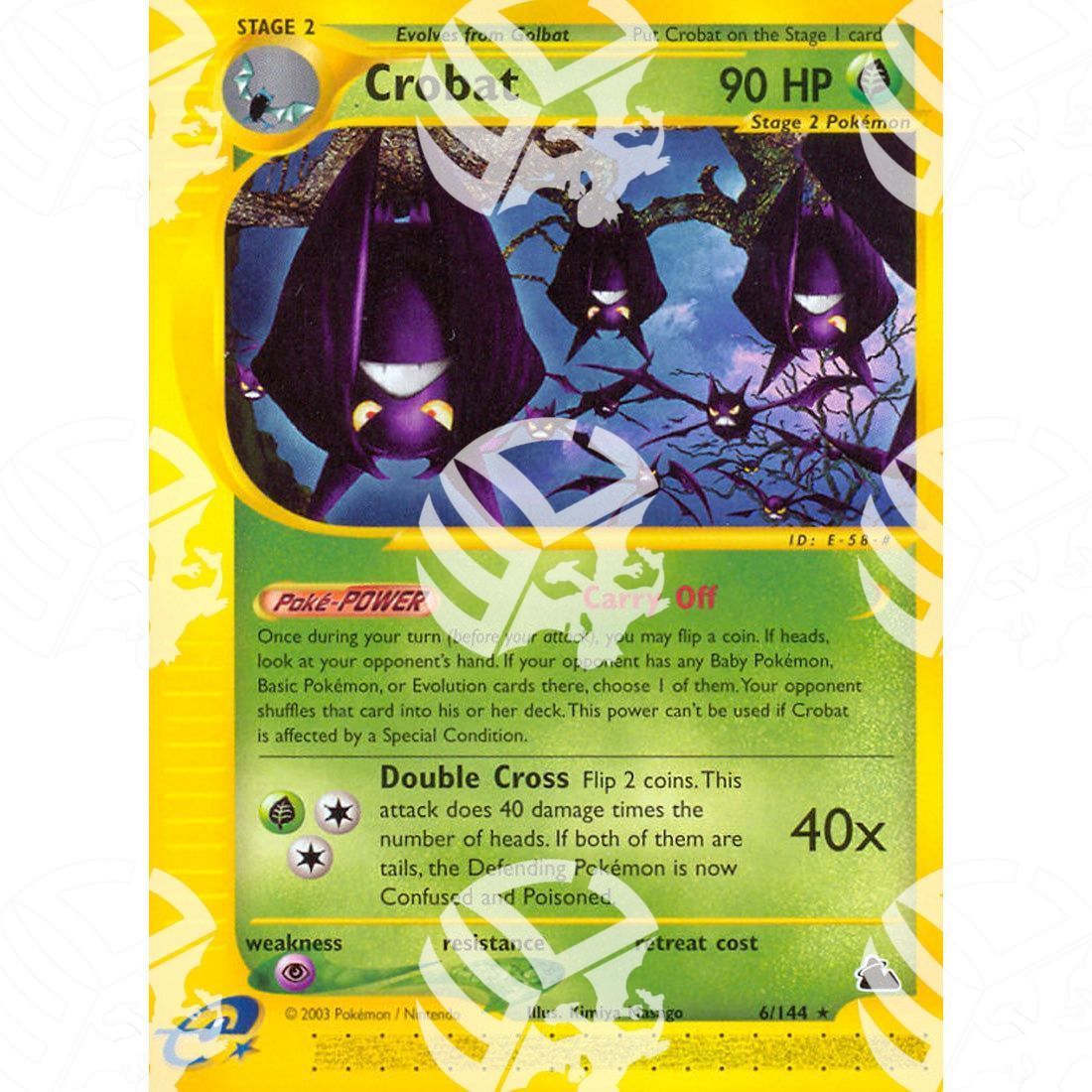 Skyridge - Crobat - 6/144 - Warcard - Skyridge - Crobat - 6/144 i prezzi più bassi sul mercato, solo da www.warcardshop.com! Carte singole, box, buste e mazzi.