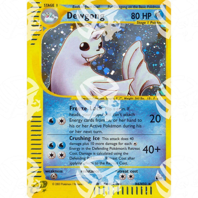 Skyridge - Dewgong - Holo Rare H6/H32 - Warcard - Skyridge - Crobat - Holo Rare H5/H32 i prezzi più bassi sul mercato, solo da www.warcardshop.com! Carte singole, box, buste e mazzi.