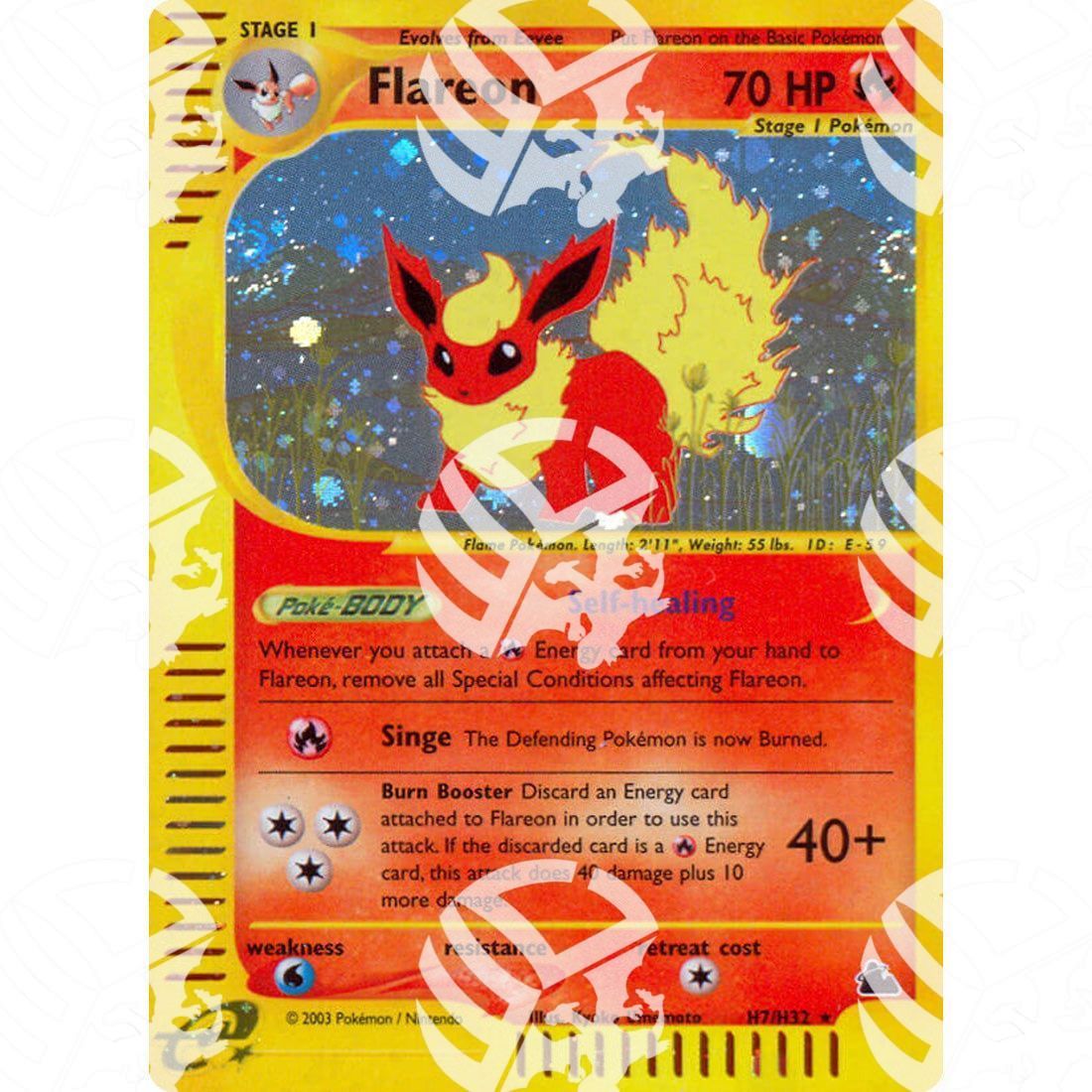 Skyridge - Flareon - Holo Rare H7/H32 - Warcard - Skyridge - Flareon - Holo Rare H7/H32 i prezzi più bassi sul mercato, solo da www.warcardshop.com! Carte singole, box, buste e mazzi.