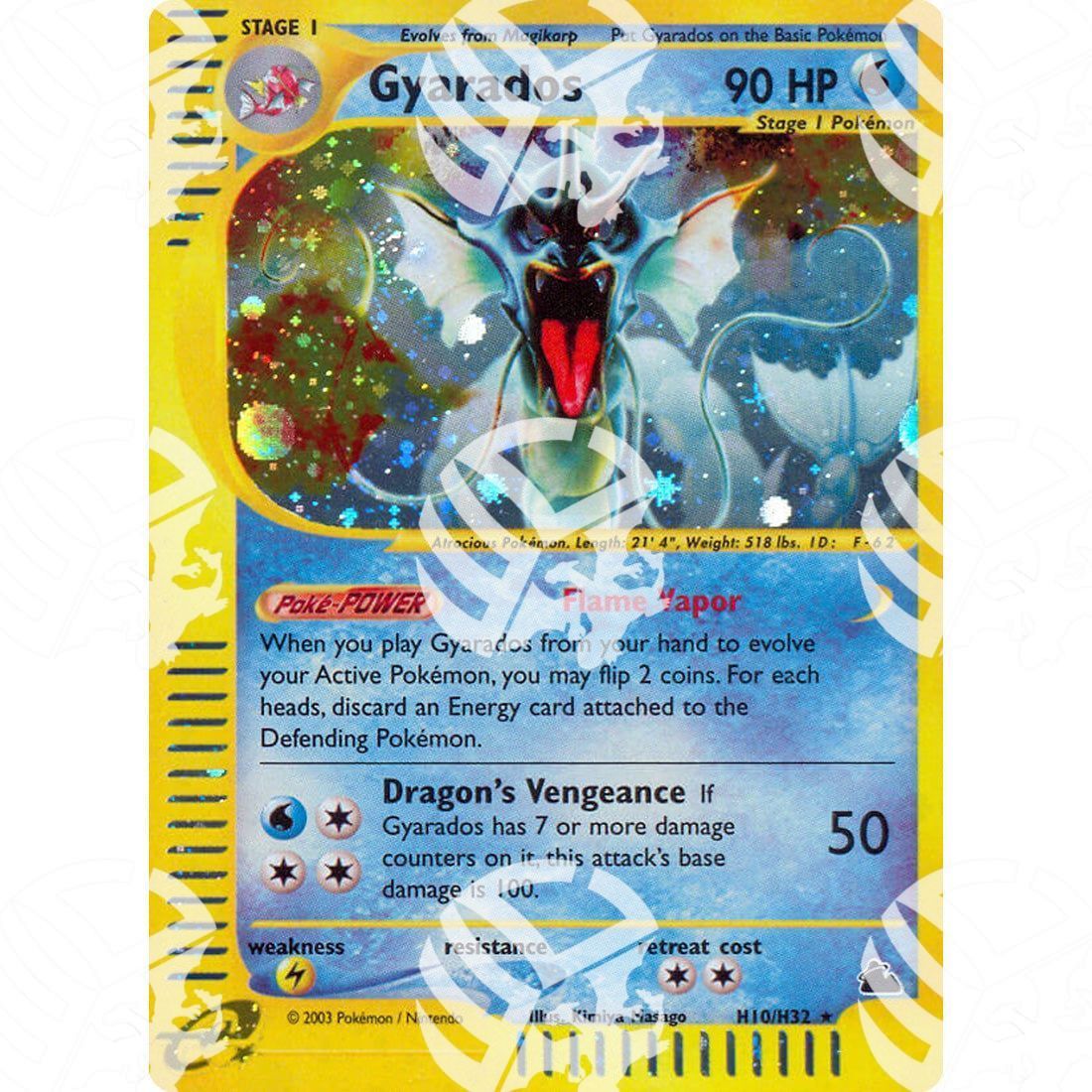 Skyridge - Gyarados - Holo Rare H10/H32 - Warcard - Skyridge - Gyarados - Holo Rare H10/H32 i prezzi più bassi sul mercato, solo da www.warcardshop.com! Carte singole, box, buste e mazzi.