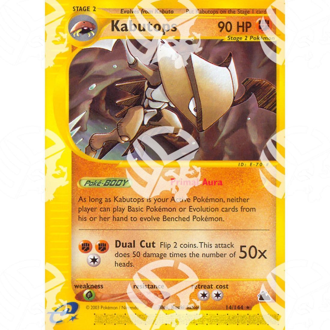 Skyridge - Kabutops - 14/144 - Warcard - Skyridge - Kabutops - 14/144 i prezzi più bassi sul mercato, solo da www.warcardshop.com! Carte singole, box, buste e mazzi.