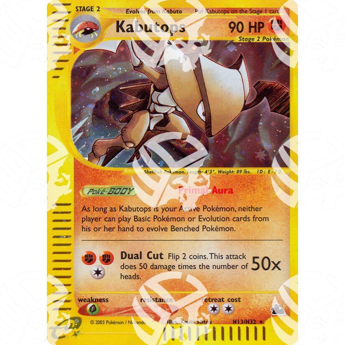 Skyridge - Kabutops - Holo Rare H13/H32 - Warcard - Skyridge - Kabutops - Holo Rare H13/H32 i prezzi più bassi sul mercato, solo da www.warcardshop.com! Carte singole, box, buste e mazzi.