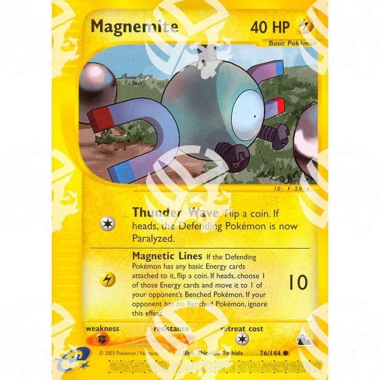 Skyridge - Magnemite - 76/144 - Warcard - Skyridge - Magnemite - 76/144 i prezzi più bassi sul mercato, solo da www.warcardshop.com! Carte singole, box, buste e mazzi.