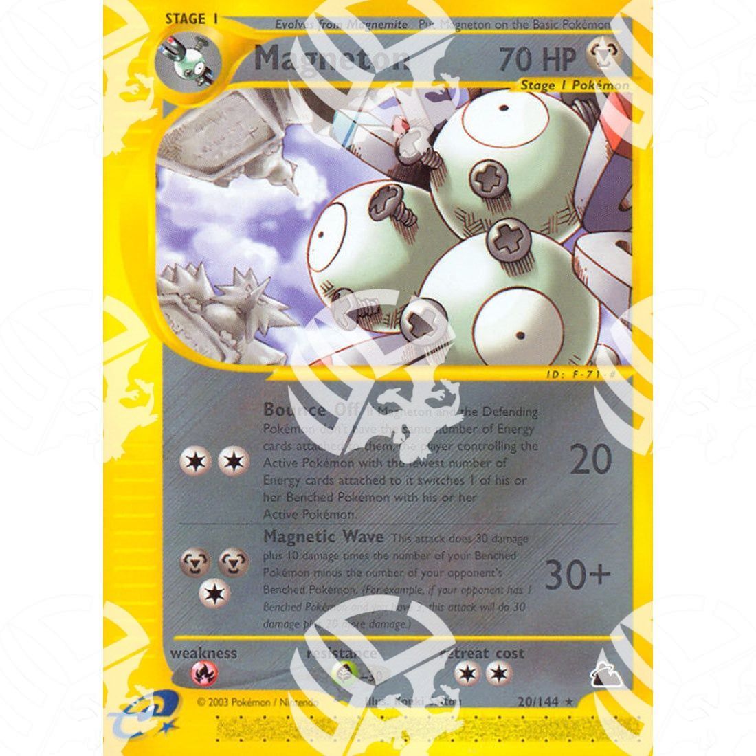 Skyridge - Magneton - 20/144 - Warcard - Skyridge - Magneton - 20/144 i prezzi più bassi sul mercato, solo da www.warcardshop.com! Carte singole, box, buste e mazzi.