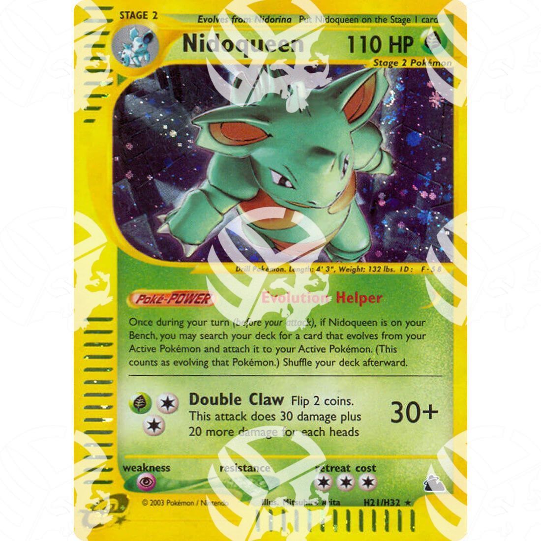 Skyridge - Nidoqueen - Holo Rare H21/H32 - Warcard - Skyridge - Nidoqueen - Holo Rare H21/H32 i prezzi più bassi sul mercato, solo da www.warcardshop.com! Carte singole, box, buste e mazzi.