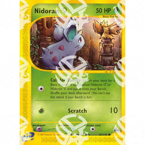 Skyridge - Nidoran F - 81/144 - Warcard - Skyridge - Nidoran F - 81/144 i prezzi più bassi sul mercato, solo da www.warcardshop.com! Carte singole, box, buste e mazzi.