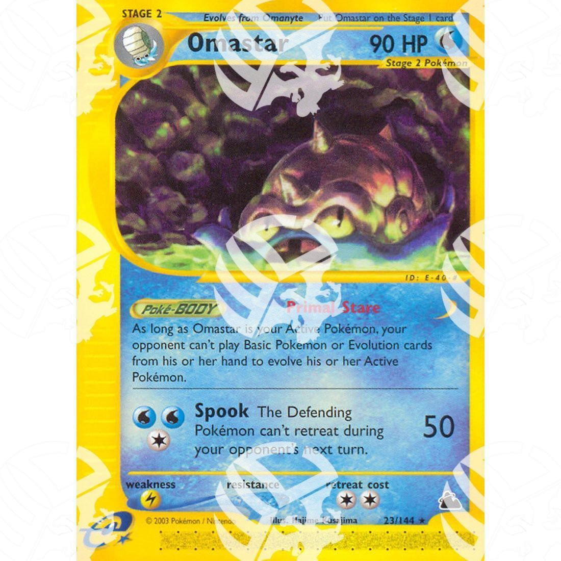 Skyridge - Omastar - 23/144 - Warcard - Skyridge - Omastar - 23/144 i prezzi più bassi sul mercato, solo da www.warcardshop.com! Carte singole, box, buste e mazzi.