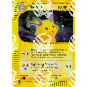 Skyridge - Raichu - Holo Rare H25/H32 - Warcard - Skyridge - Raichu - Holo Rare H25/H32 i prezzi più bassi sul mercato, solo da www.warcardshop.com! Carte singole, box, buste e mazzi.