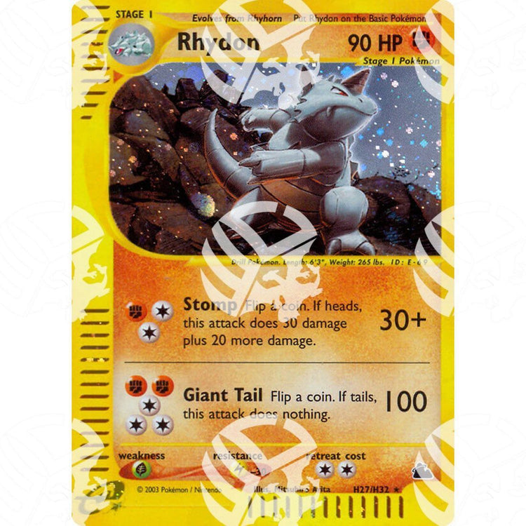 Skyridge - Rhydon - Holo Rare H27/H32 - Warcard - Skyridge - Rhydon - Holo Rare H27/H32 i prezzi più bassi sul mercato, solo da www.warcardshop.com! Carte singole, box, buste e mazzi.