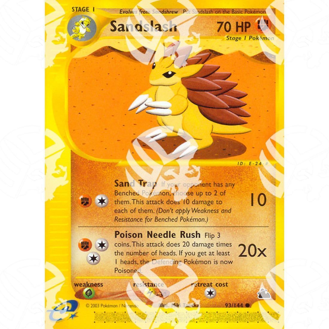 Skyridge - Sandslash - 93/144 - Warcard - Skyridge - Sandslash - 93/144 i prezzi più bassi sul mercato, solo da www.warcardshop.com! Carte singole, box, buste e mazzi.