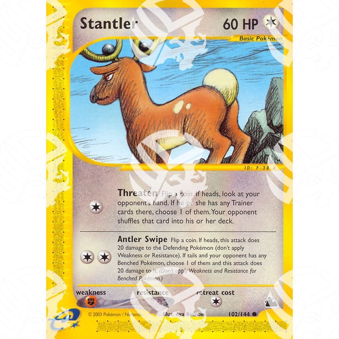 Skyridge - Stantler - 102/144 - Warcard - Skyridge - Stantler - 102/144 i prezzi più bassi sul mercato, solo da www.warcardshop.com! Carte singole, box, buste e mazzi.