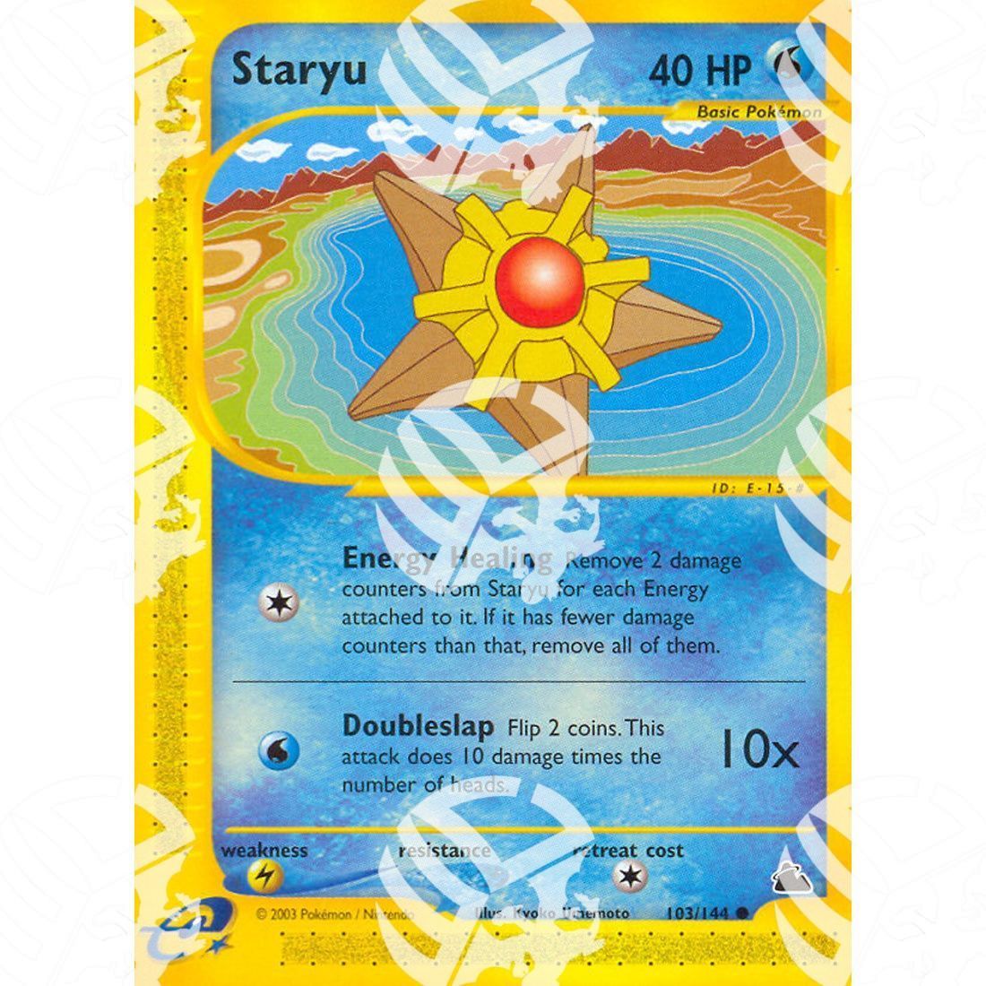 Skyridge - Staryu - 103/144 - Warcard - Skyridge - Staryu - 103/144 i prezzi più bassi sul mercato, solo da www.warcardshop.com! Carte singole, box, buste e mazzi.