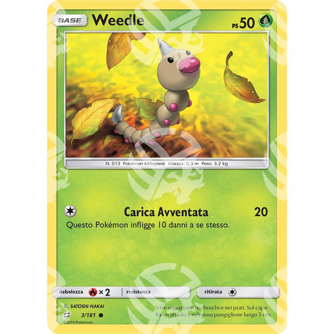 Gioco di Squadra - Weedle - 3/181 - Warcard - Gioco di Squadra - Weedle - 3/181 i prezzi più bassi sul mercato, solo da www.warcardshop.com! Carte singole, box, buste e mazzi.