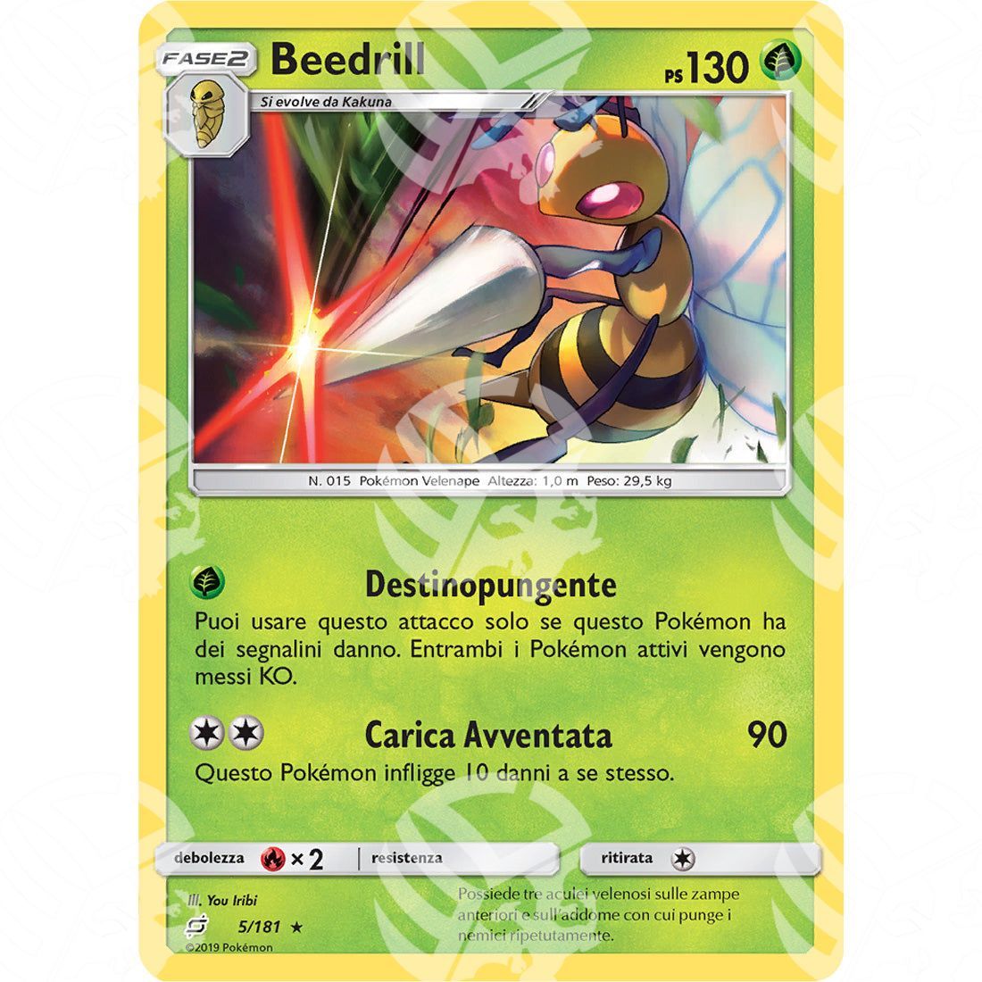 Gioco di Squadra - Beedrill - 5/181 - Warcard - Gioco di Squadra - Beedrill - 5/181 i prezzi più bassi sul mercato, solo da www.warcardshop.com! Carte singole, box, buste e mazzi.