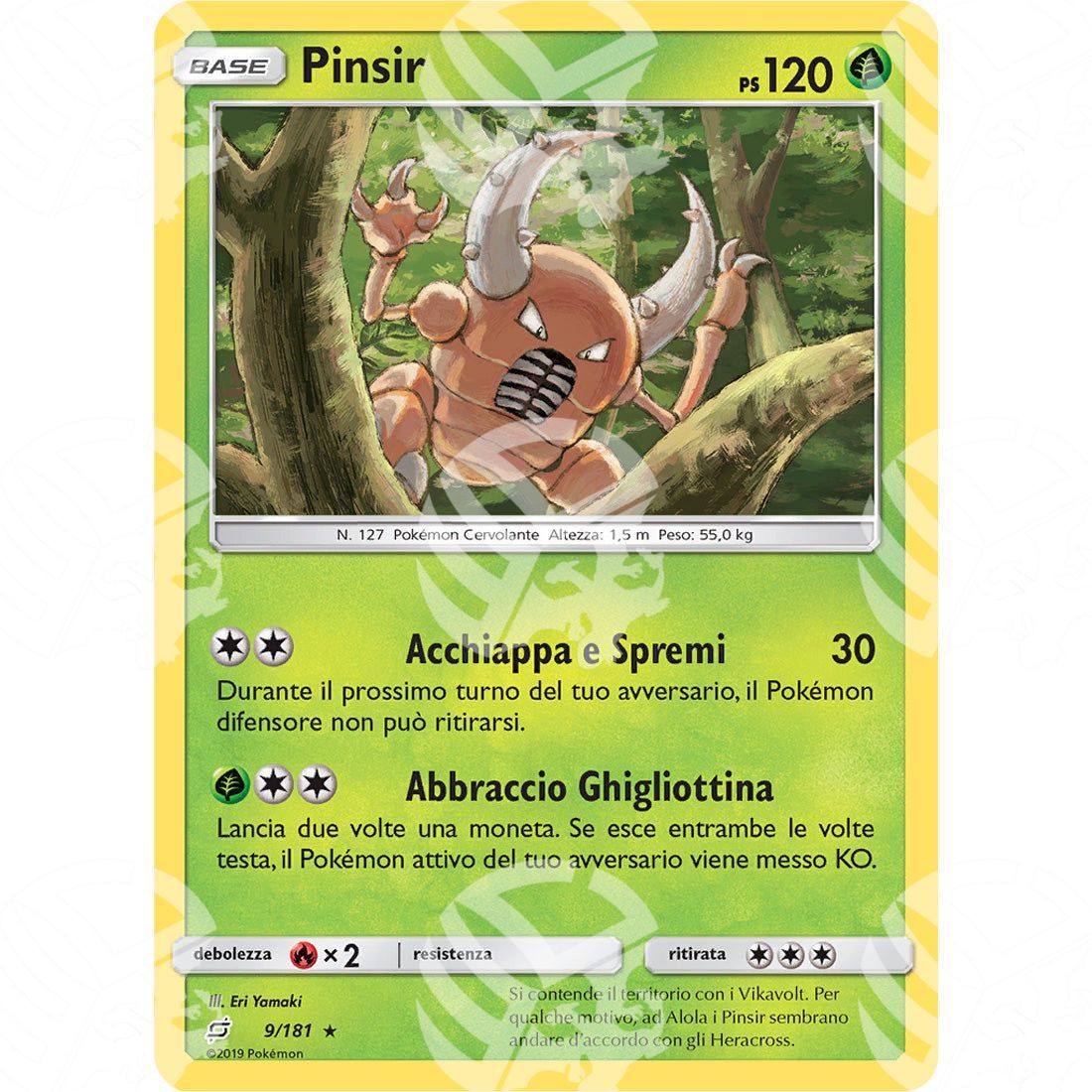 Gioco di Squadra - Pinsir - 9/181 - Warcard - Gioco di Squadra - Pinsir - 9/181 i prezzi più bassi sul mercato, solo da www.warcardshop.com! Carte singole, box, buste e mazzi.