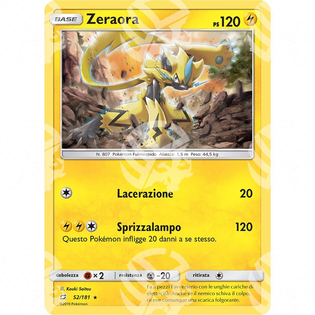 Gioco di Squadra - Zeraora - Holo Rare 52/181 - Warcard - Gioco di Squadra - Zeraora - Holo Rare 52/181 i prezzi più bassi sul mercato, solo da www.warcardshop.com! Carte singole, box, buste e mazzi.