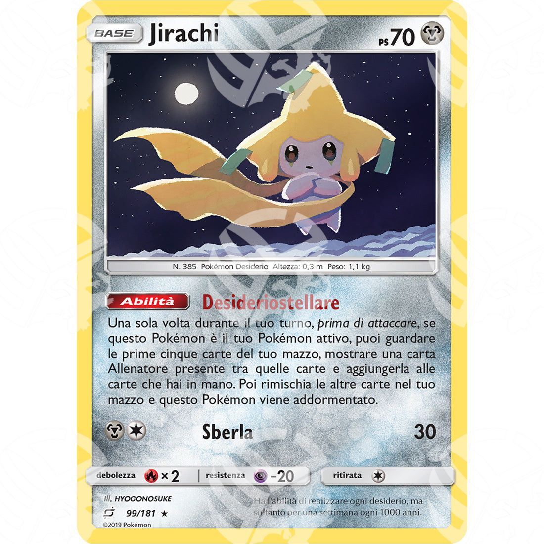 Gioco di Squadra - Jirachi - Holo Rare 99/181 - Warcard - Gioco di Squadra - Jirachi - Holo Rare 99/181 i prezzi più bassi sul mercato, solo da www.warcardshop.com! Carte singole, box, buste e mazzi.