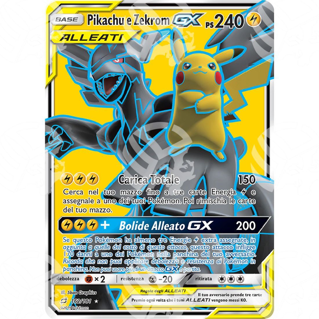 Gioco di Squadra - Pikachu & Zekrom GX - Ultra Rare 162/181 - Warcard - Gioco di Squadra - Pikachu & Zekrom GX - Ultra Rare 162/181 i prezzi più bassi sul mercato, solo da www.warcardshop.com! Carte singole, box, buste e mazzi.