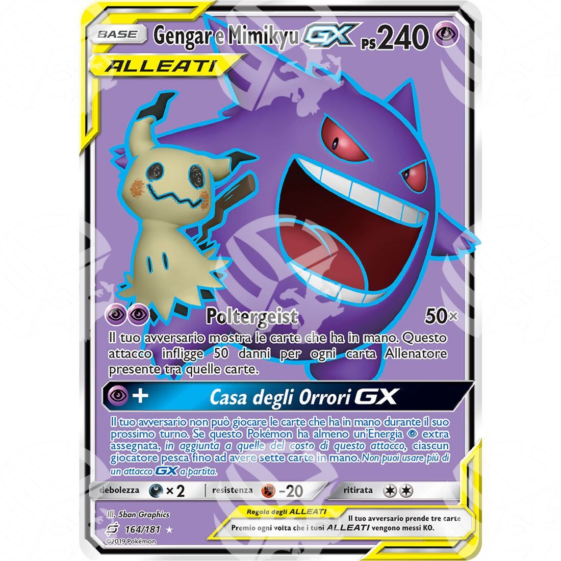 Gioco di Squadra - Gengar & Mimikyu GX - Ultra Rare 164/181 - Warcard - Gioco di Squadra - Gengar & Mimikyu GX - Ultra Rare 164/181 i prezzi più bassi sul mercato, solo da www.warcardshop.com! Carte singole, box, buste e mazzi.