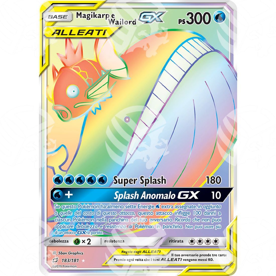 Gioco di Squadra - Magikarp & Wailord GX - Rainbow Rare 183/181 - Warcard - Gioco di Squadra - Magikarp & Wailord GX - Rainbow Rare 183/181 i prezzi più bassi sul mercato, solo da www.warcardshop.com! Carte singole, box, buste e mazzi.