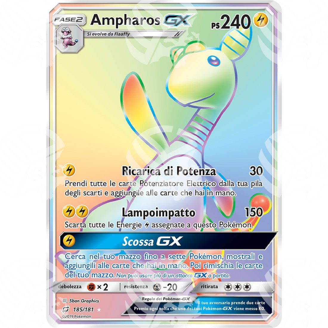 Gioco di Squadra - Ampharos GX - Rainbow Rare 185/181 - Warcard - Gioco di Squadra - Ampharos GX - Rainbow Rare 185/181 i prezzi più bassi sul mercato, solo da www.warcardshop.com! Carte singole, box, buste e mazzi.