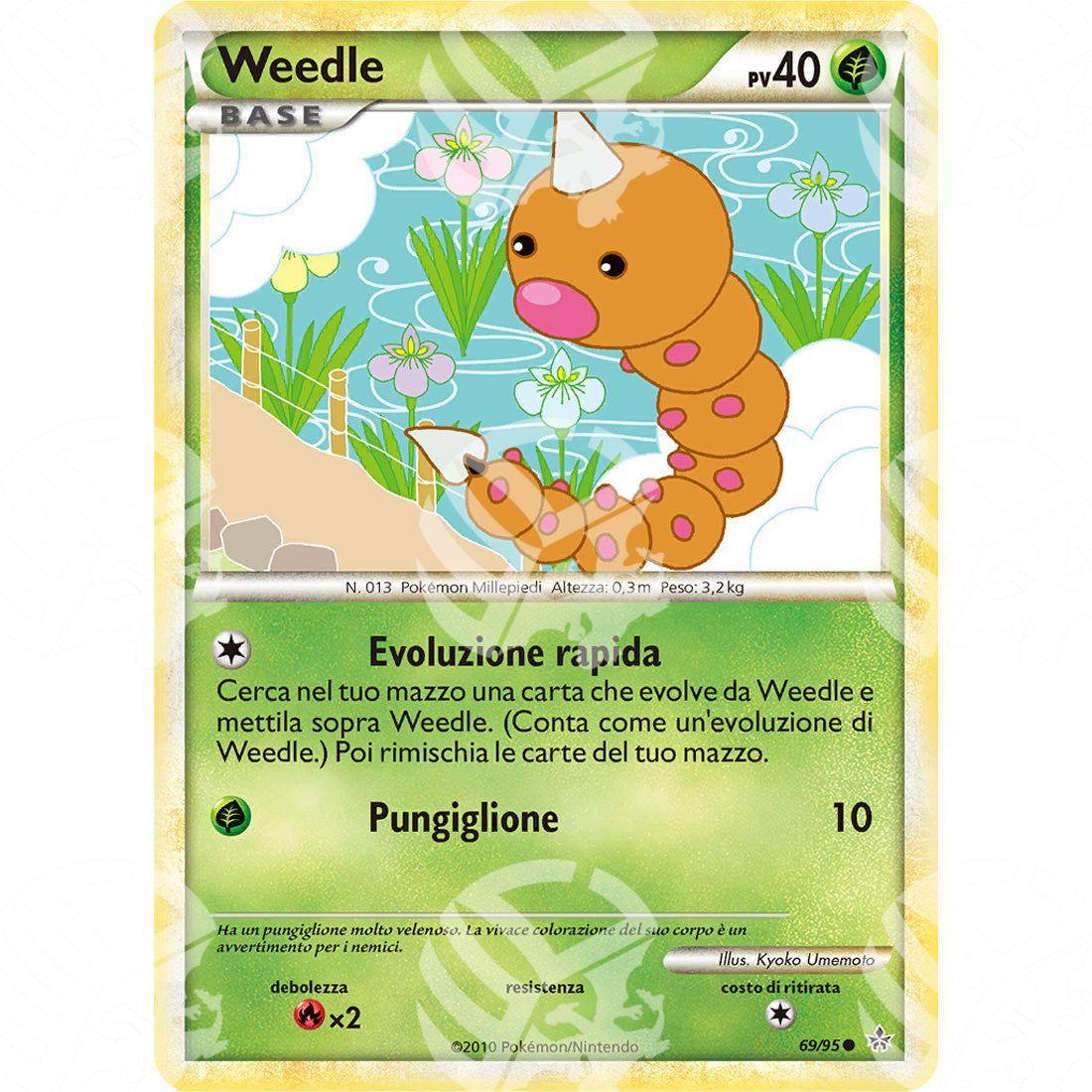 Forze Scatenate - Weedle - 69/95 - Warcard - Forze Scatenate - Weedle - 69/95 i prezzi più bassi sul mercato, solo da www.warcardshop.com! Carte singole, box, buste e mazzi.