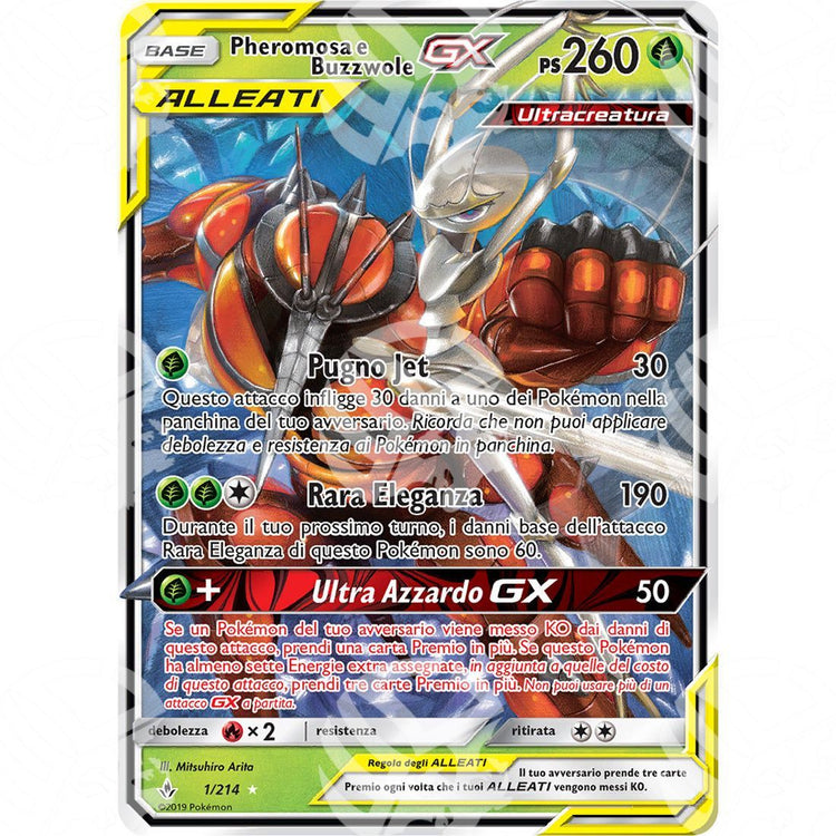 Legami Inossidabili - Pheromosa & Buzzwole GX - Holo Rare 1/214 - Warcard - Legami Inossidabili - Pheromosa & Buzzwole GX - Holo Rare 1/214 i prezzi più bassi sul mercato, solo da www.warcardshop.com! Carte singole, box, buste e mazzi.