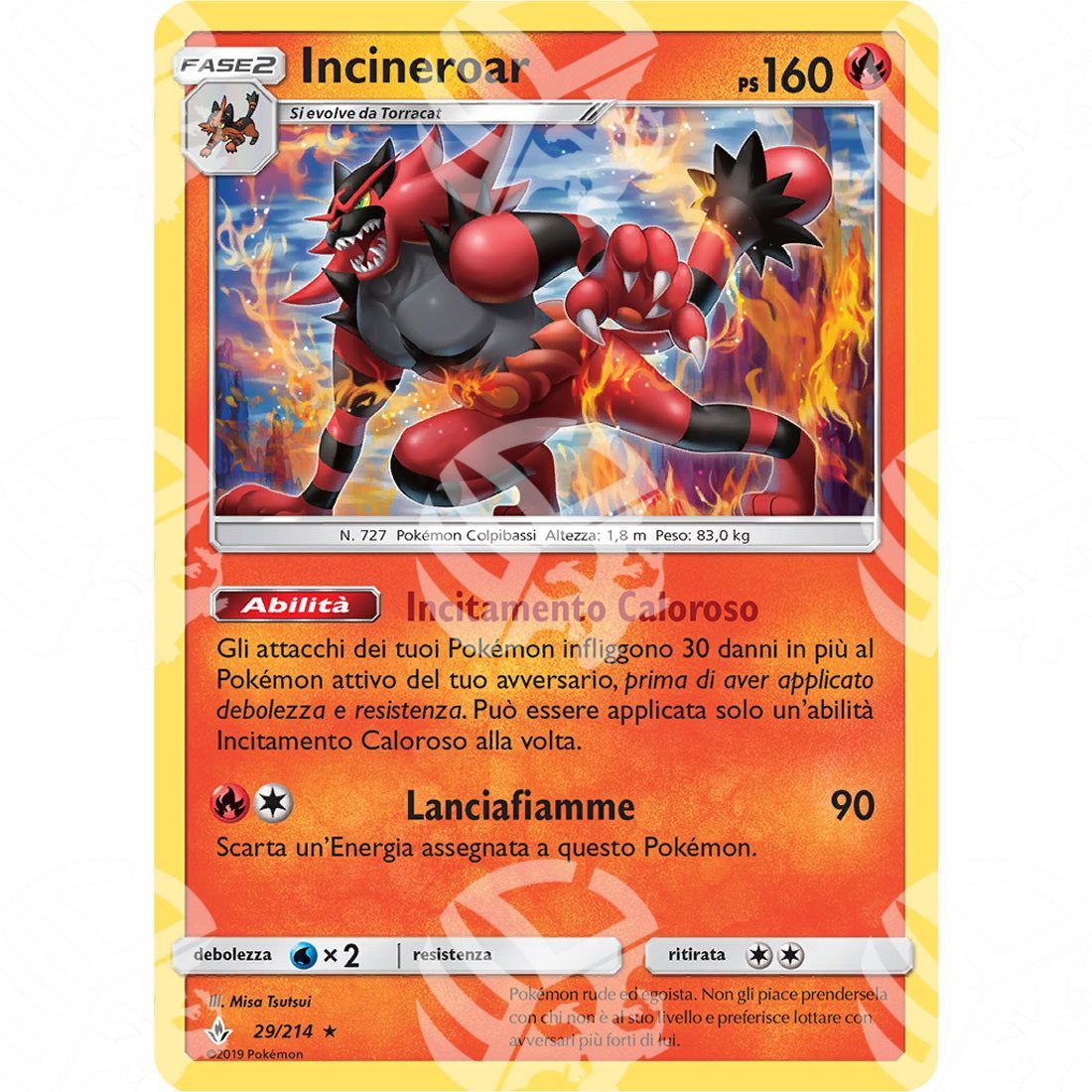 Legami Inossidabili - Incineroar - 29/214 - Warcard - Legami Inossidabili - Incineroar - 29/214 i prezzi più bassi sul mercato, solo da www.warcardshop.com! Carte singole, box, buste e mazzi.