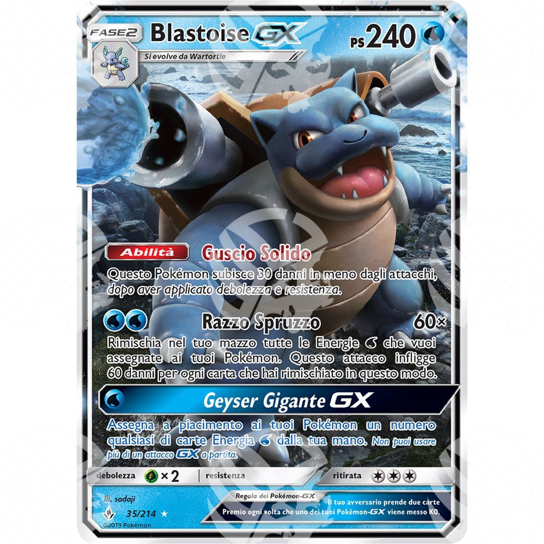 Legami Inossidabili - Blastoise GX - Holo Rare 35/214 - Warcard - Legami Inossidabili - Blastoise GX - Holo Rare 35/214 i prezzi più bassi sul mercato, solo da www.warcardshop.com! Carte singole, box, buste e mazzi.