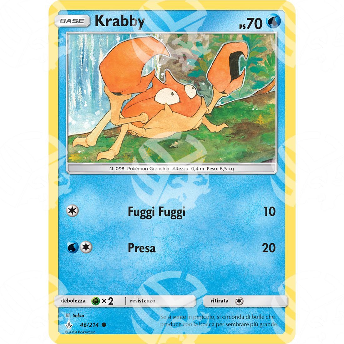 Legami Inossidabili - Krabby - 46/214 - Warcard - Legami Inossidabili - Krabby - 46/214 i prezzi più bassi sul mercato, solo da www.warcardshop.com! Carte singole, box, buste e mazzi.