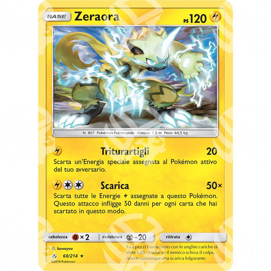 Legami Inossidabili - Zeraora - 60/214 - Warcard - Legami Inossidabili - Zeraora - 60/214 i prezzi più bassi sul mercato, solo da www.warcardshop.com! Carte singole, box, buste e mazzi.