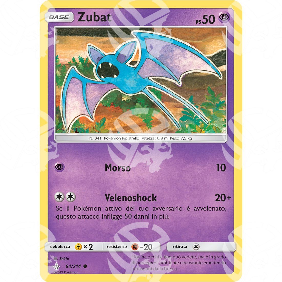 Legami Inossidabili - Zubat - 64/214 - Warcard - Legami Inossidabili - Zubat - 64/214 i prezzi più bassi sul mercato, solo da www.warcardshop.com! Carte singole, box, buste e mazzi.