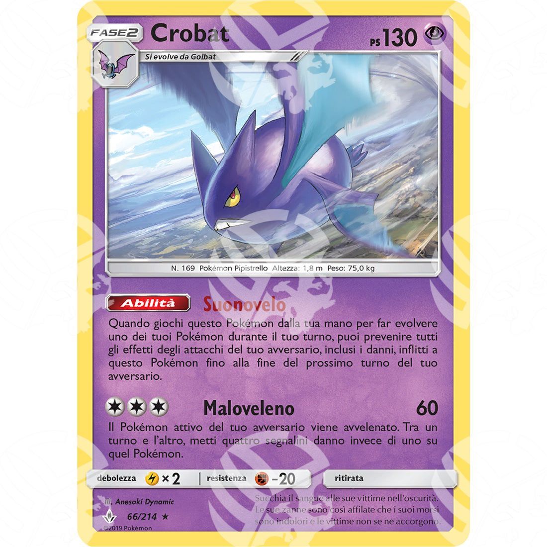 Legami Inossidabili - Crobat - Holo Rare 66/214 - Warcard - Legami Inossidabili - Crobat - Holo Rare 66/214 i prezzi più bassi sul mercato, solo da www.warcardshop.com! Carte singole, box, buste e mazzi.