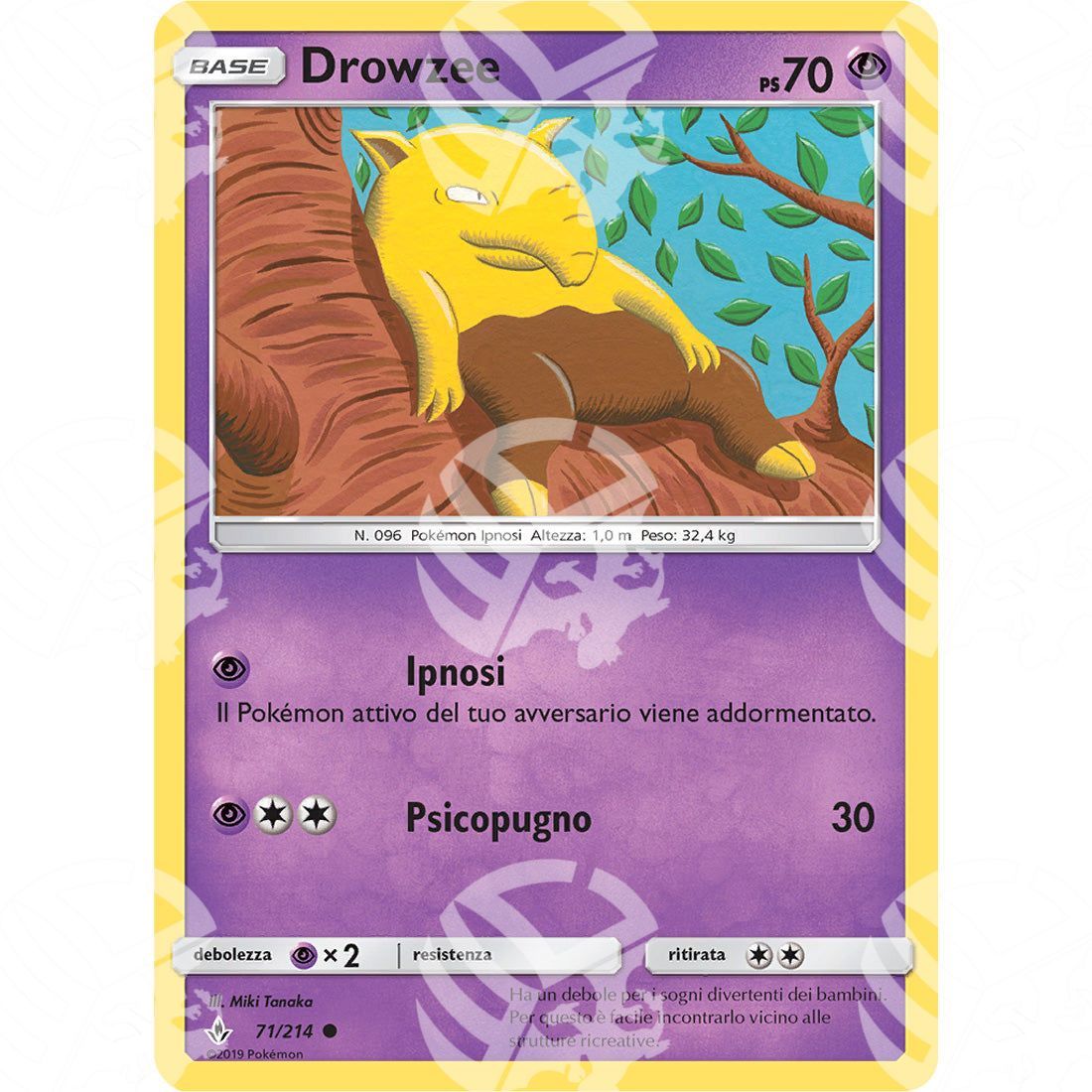 Legami Inossidabili - Drowzee - 71/214 - Warcard - Legami Inossidabili - Drowzee - 71/214 i prezzi più bassi sul mercato, solo da www.warcardshop.com! Carte singole, box, buste e mazzi.