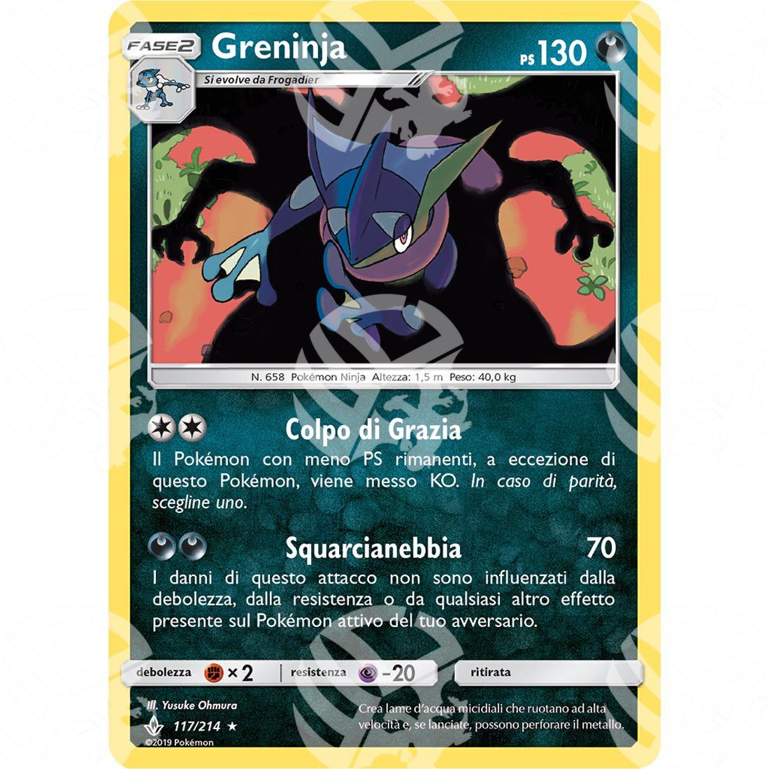 Legami Inossidabili - Greninja - Holo Rare 117/214 - Warcard - Legami Inossidabili - Greninja - Holo Rare 117/214 i prezzi più bassi sul mercato, solo da www.warcardshop.com! Carte singole, box, buste e mazzi.