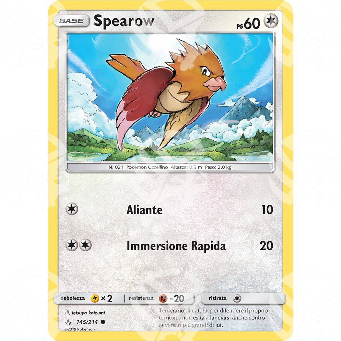 Legami Inossidabili - Spearow - 145/214 - Warcard - Legami Inossidabili - Spearow - 145/214 i prezzi più bassi sul mercato, solo da www.warcardshop.com! Carte singole, box, buste e mazzi.