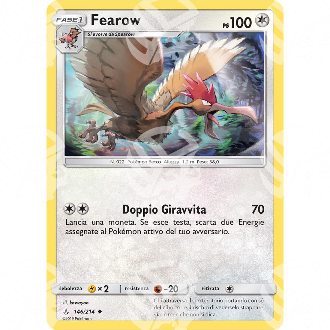 Legami Inossidabili - Fearow - 146/214 - Warcard - Legami Inossidabili - Fearow - 146/214 i prezzi più bassi sul mercato, solo da www.warcardshop.com! Carte singole, box, buste e mazzi.