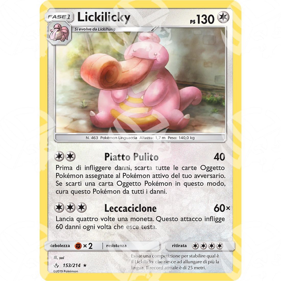 Legami Inossidabili - Lickilicky - 153/214 - Warcard - Legami Inossidabili - Lickilicky - 153/214 i prezzi più bassi sul mercato, solo da www.warcardshop.com! Carte singole, box, buste e mazzi.