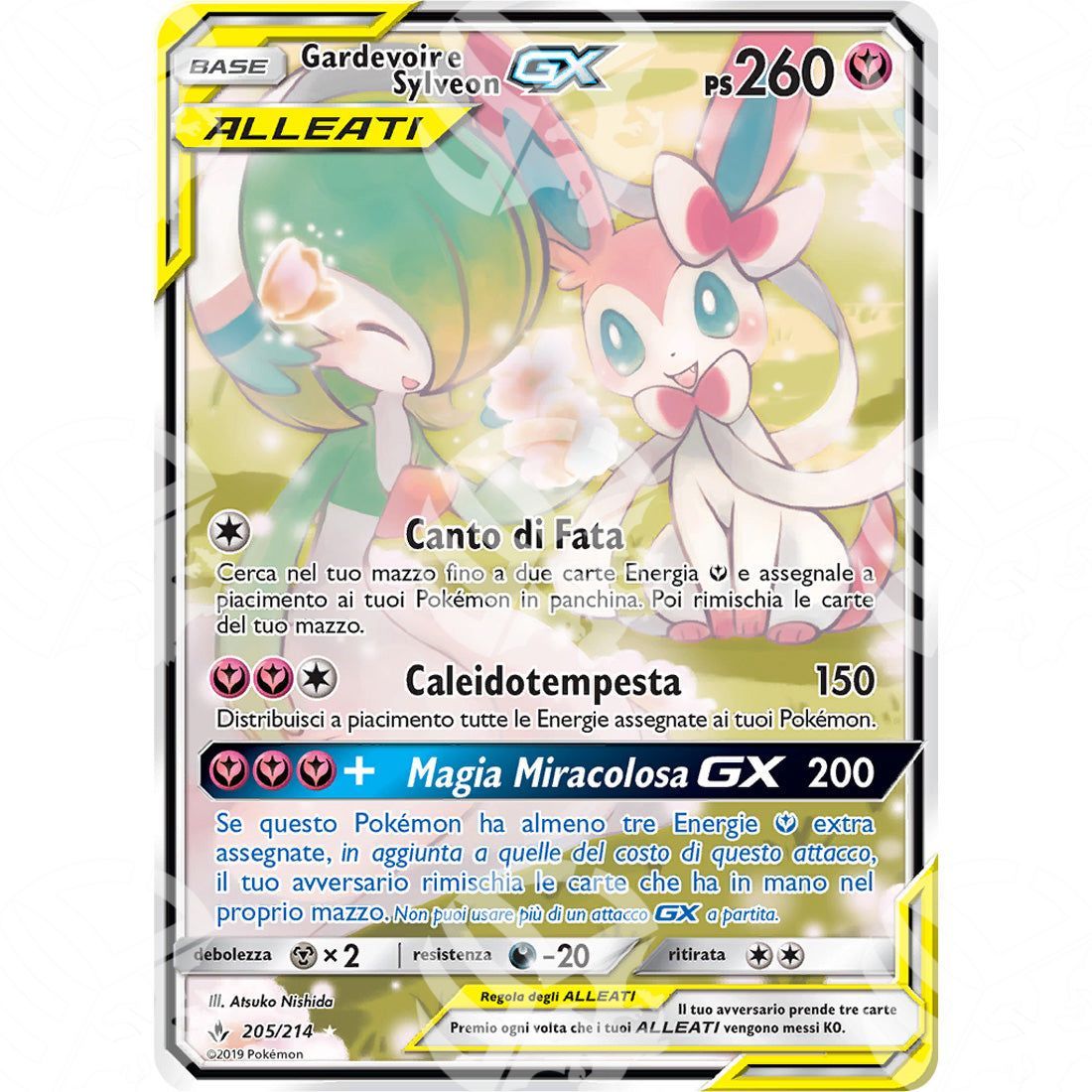 Legami Inossidabili - Gardevoir & Sylveon GX - Ultra Rare 205/214 - Warcard - Legami Inossidabili - Gardevoir & Sylveon GX - Ultra Rare 205/214 i prezzi più bassi sul mercato, solo da www.warcardshop.com! Carte singole, box, buste e mazzi.