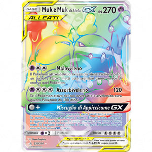 Legami Inossidabili - Muk & Alolan Muk GX - Rainbow Rare 220/214 - Warcard - Legami Inossidabili - Muk & Alolan Muk GX - Rainbow Rare 220/214 i prezzi più bassi sul mercato, solo da www.warcardshop.com! Carte singole, box, buste e mazzi.