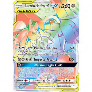 Legami Inossidabili - Lucario & Melmetal GX - Rainbow Rare 224/214 - Warcard - Legami Inossidabili - Lucario & Melmetal GX - Rainbow Rare 224/214 i prezzi più bassi sul mercato, solo da www.warcardshop.com! Carte singole, box, buste e mazzi.