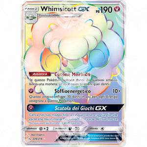 Legami Inossidabili - Whimsicott GX - Rainbow Rare 226/214 - Warcard - Legami Inossidabili - Whimsicott GX - Rainbow Rare 226/214 i prezzi più bassi sul mercato, solo da www.warcardshop.com! Carte singole, box, buste e mazzi.