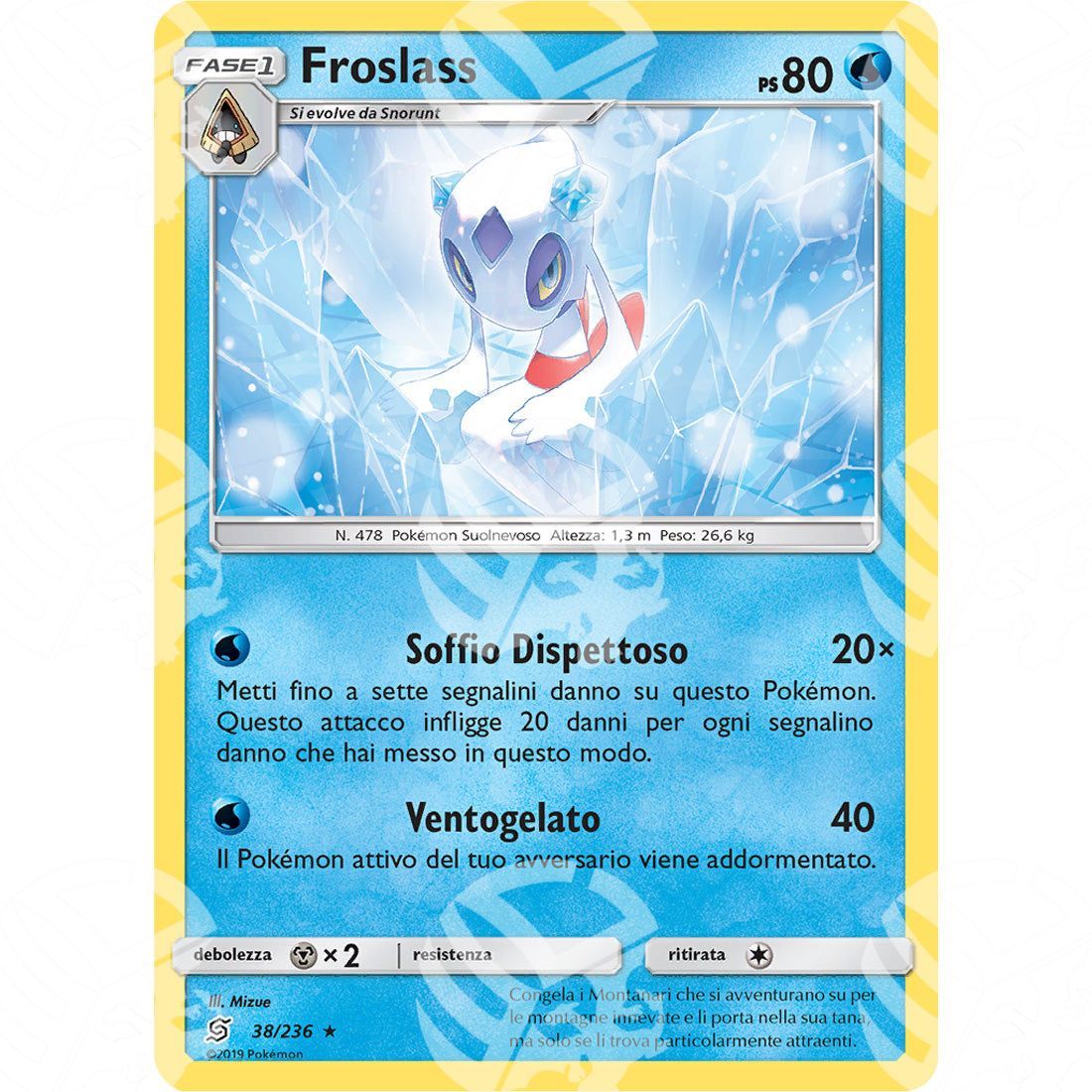 Sintonia Mentale - Froslass - Holo Rare 38/236 - Warcard - Sintonia Mentale - Froslass - Holo Rare 38/236 i prezzi più bassi sul mercato, solo da www.warcardshop.com! Carte singole, box, buste e mazzi.