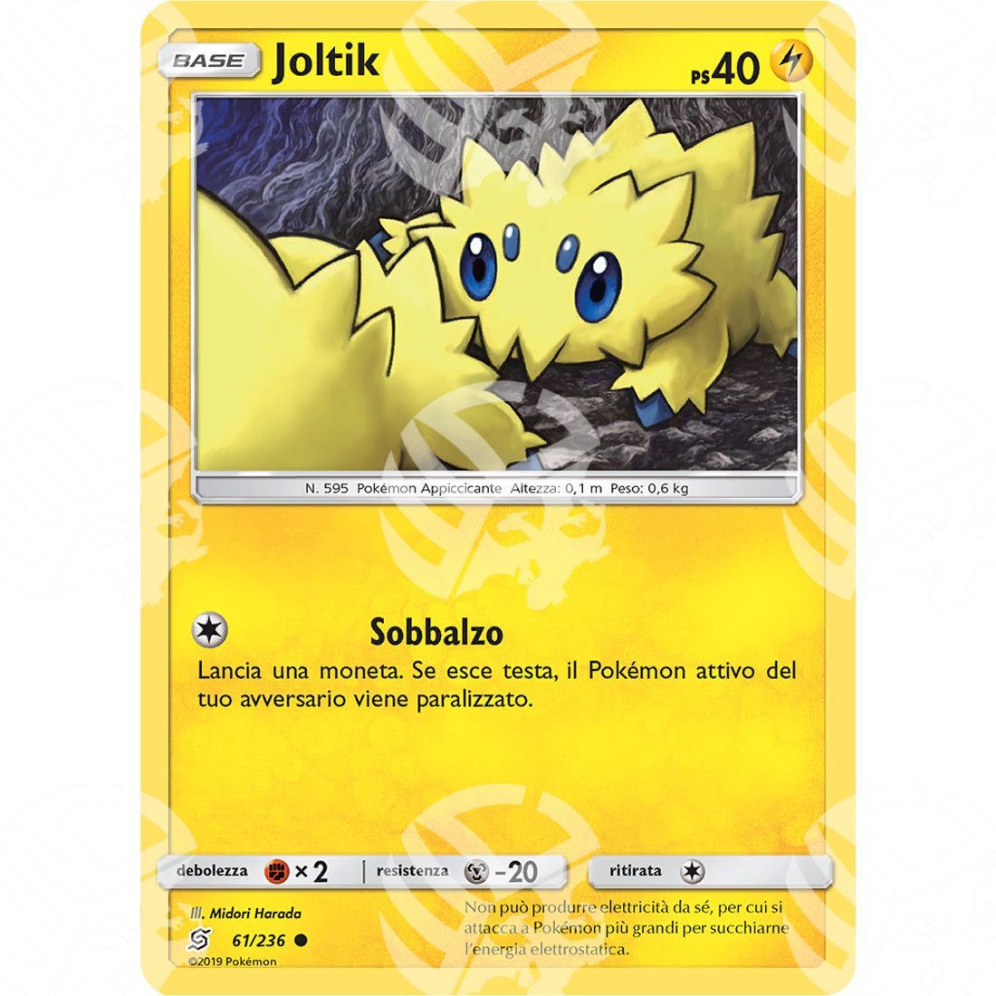 Sintonia Mentale - Joltik - 61/236 - Warcard - Sintonia Mentale - Joltik - 61/236 i prezzi più bassi sul mercato, solo da www.warcardshop.com! Carte singole, box, buste e mazzi.