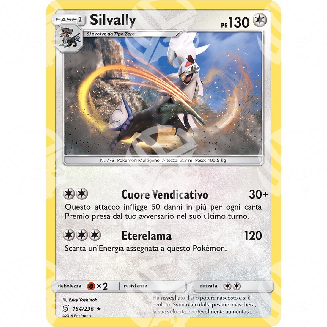 Sintonia Mentale - Silvally - Holo Rare 184/236 - Warcard - Sintonia Mentale - Silvally - Holo Rare 184/236 i prezzi più bassi sul mercato, solo da www.warcardshop.com! Carte singole, box, buste e mazzi.