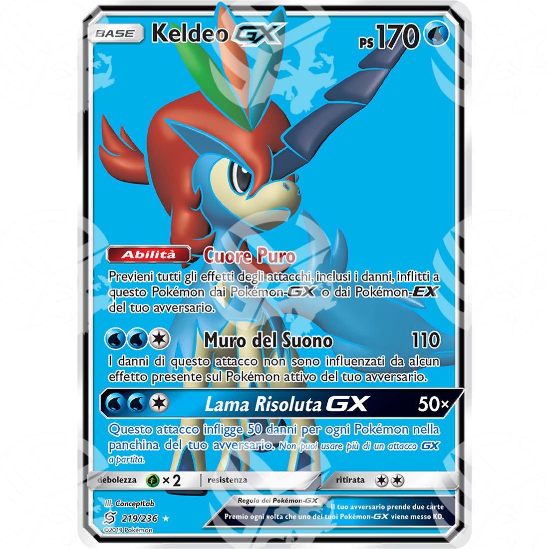 Sintonia Mentale - Keldeo GX - 219/236 - Warcard - Sintonia Mentale - Keldeo GX - 219/236 i prezzi più bassi sul mercato, solo da www.warcardshop.com! Carte singole, box, buste e mazzi.